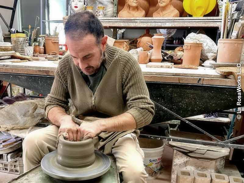 Beautiful handmade pottery has been important in Sicily for millennia.